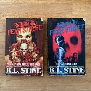 RL STINE Return to Fear Street Reissue books 1 & 2 set